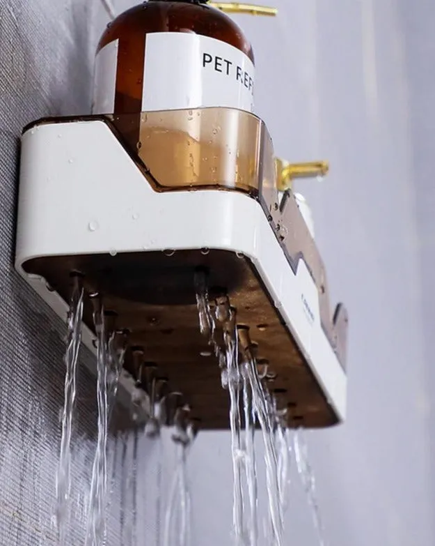 Bathroom Storage Shelf Shower Shampoo Wall Holder Organizer