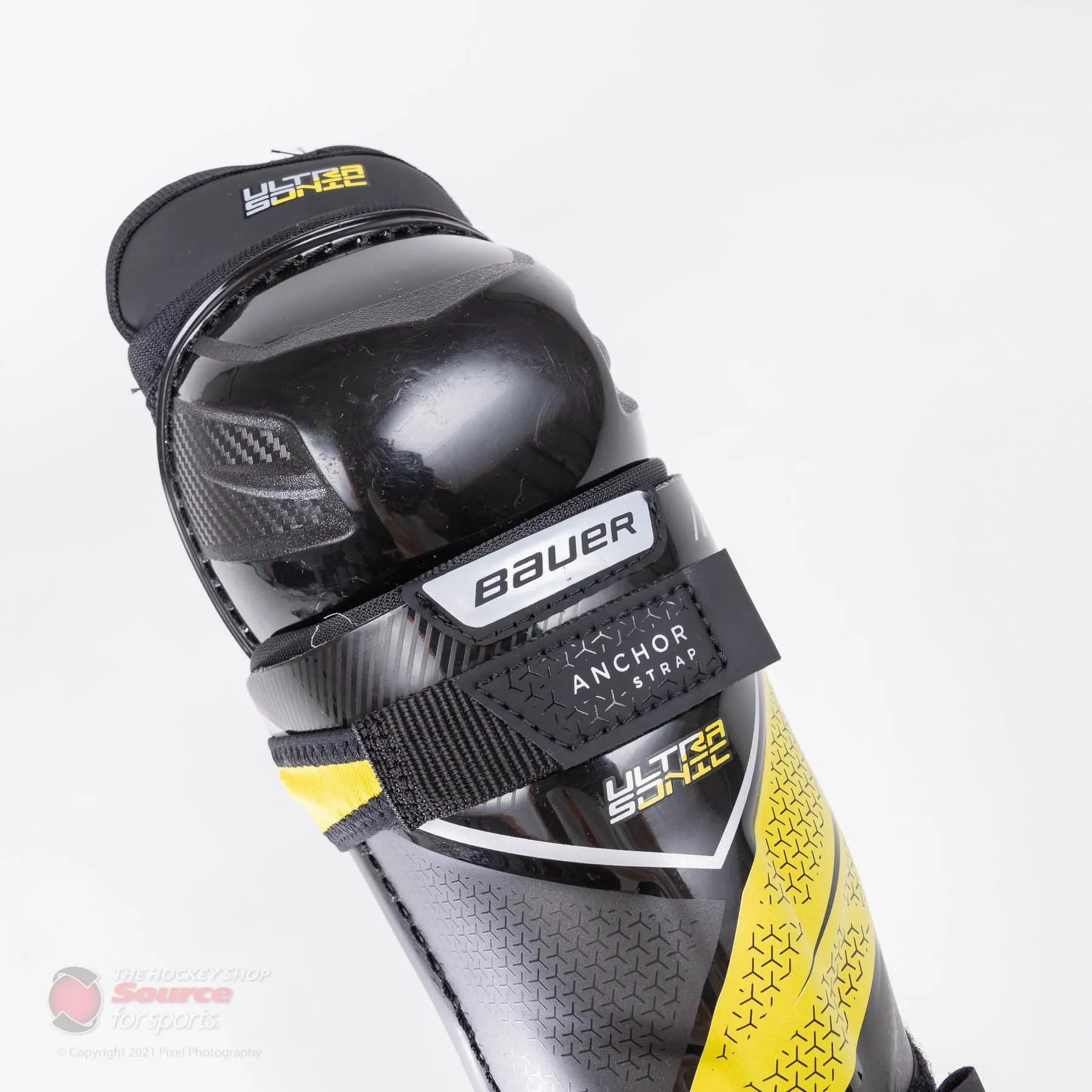 Bauer Supreme UltraSonic Youth Hockey Shin Guards