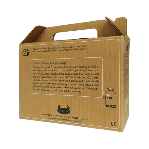 Beatrix NY Rice Fibre Bento Box - Pixel The Robot