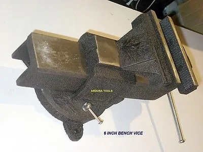 BENCH VICE 6 INCH with SWIVEL BASE AND ANVIL- NEW