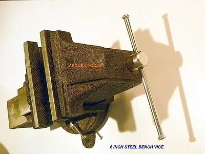 BENCH VICE 6 INCH with SWIVEL BASE AND ANVIL- NEW