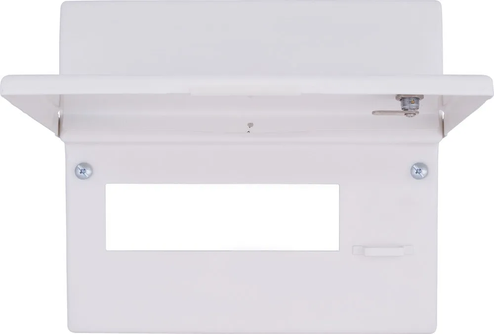 BG CFUA20 8 Module Metal Lockable Cover Complete with Fitted Visor & Lock