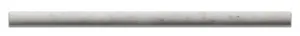 Bianco Venatino Marble Honed 1/2 X 12 Pencil Liner Trim Molding - Standard Quality - BOX of 15 PCS.