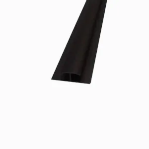 Black H Trim Joining Trim For 8mm Wall Cladding PVC Bathroom Panels 2.6m Long