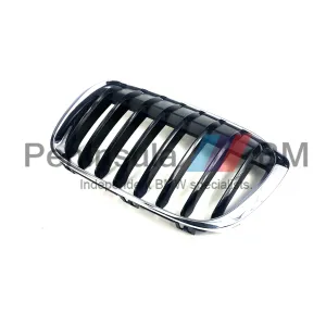 BMW Grille Left Black Gloss M Performance X1 F48 Genuine 51712407733
