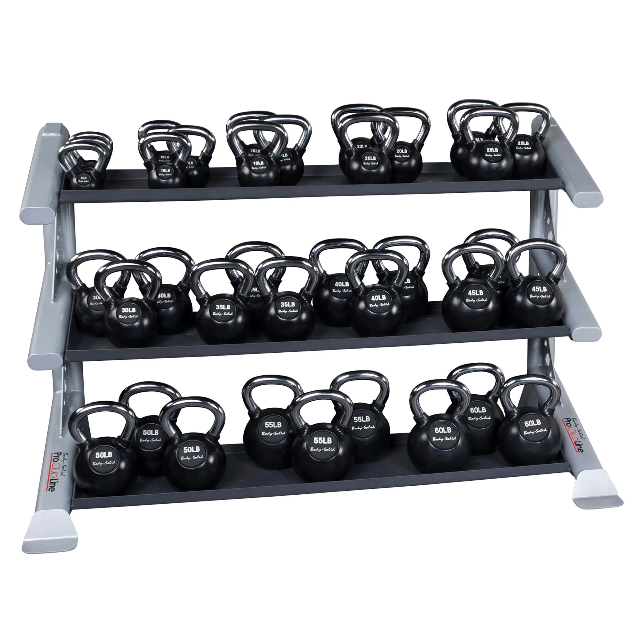 Body-Solid PCL 3 Tier Kettlebell Rack SDKR 1000KB