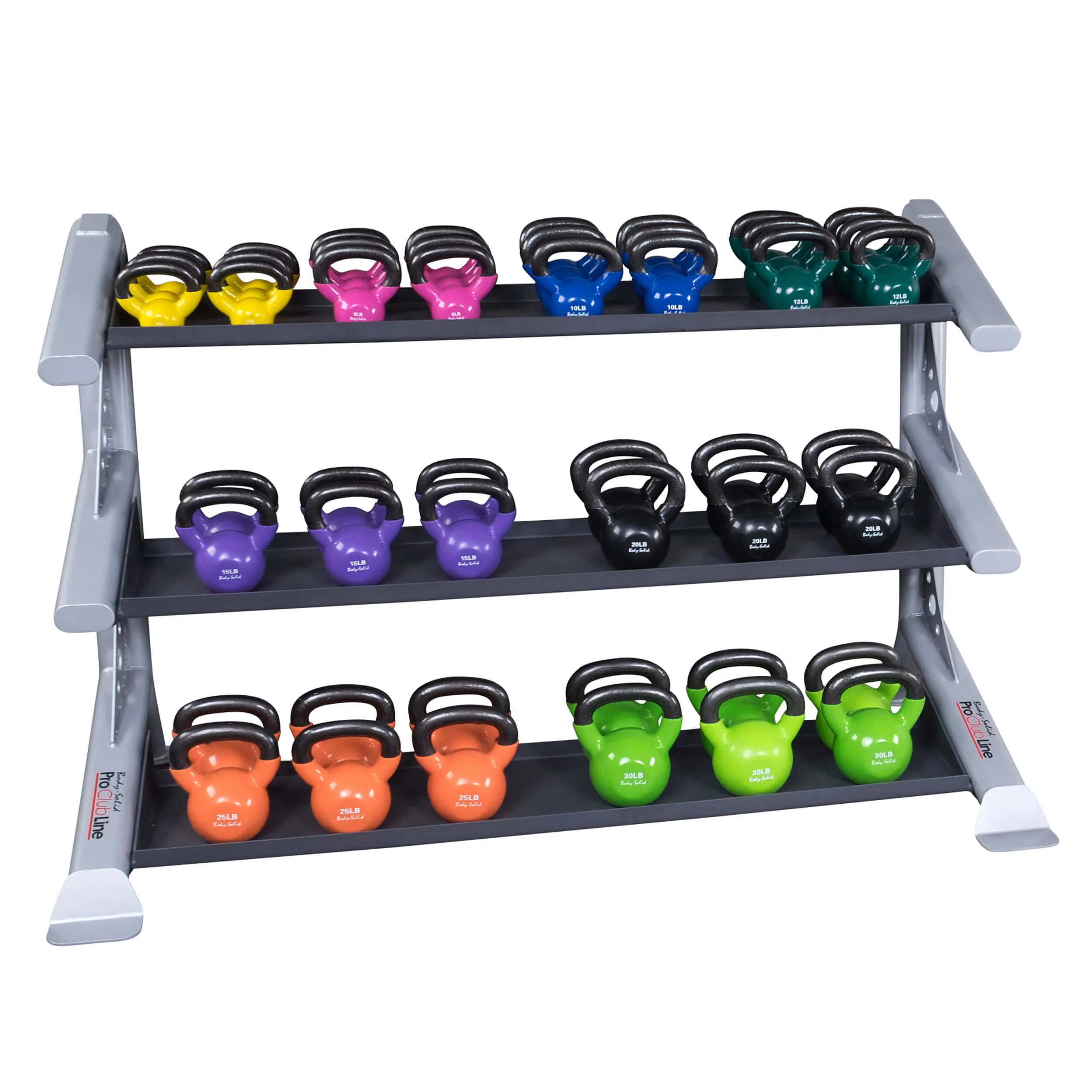 Body-Solid PCL 3 Tier Kettlebell Rack SDKR 1000KB