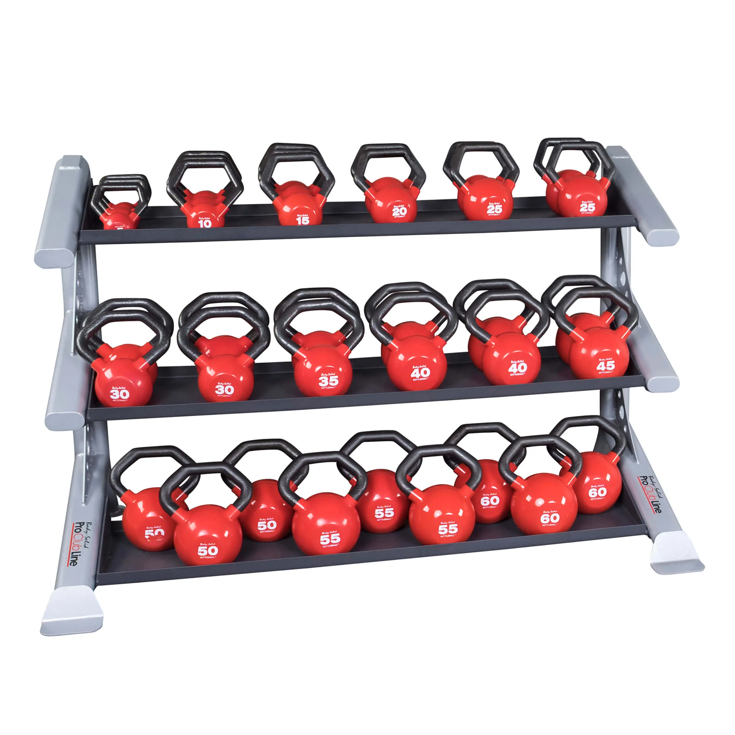 Body-Solid PCL 3 Tier Kettlebell Rack SDKR 1000KB
