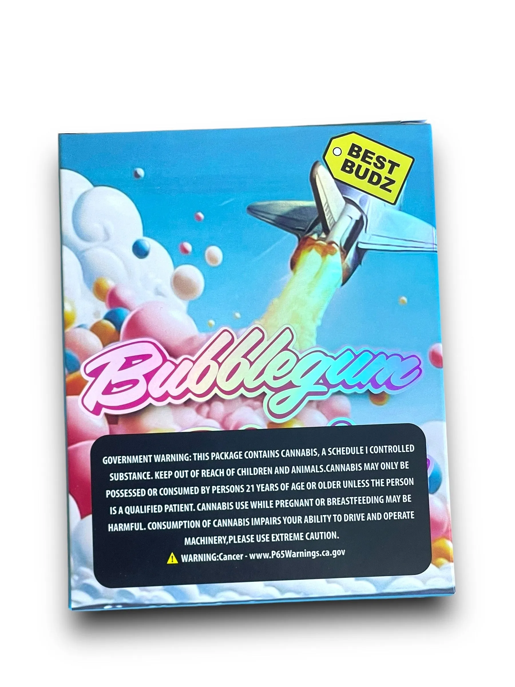 Bubblegum Blastoff (Rocket) Mylar Bag with Box 3.5 Grams | Xotic Packs