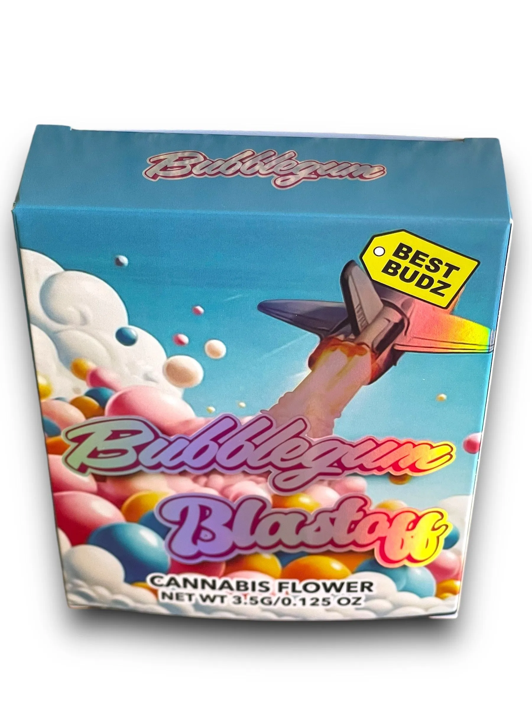 Bubblegum Blastoff (Rocket) Mylar Bag with Box 3.5 Grams | Xotic Packs