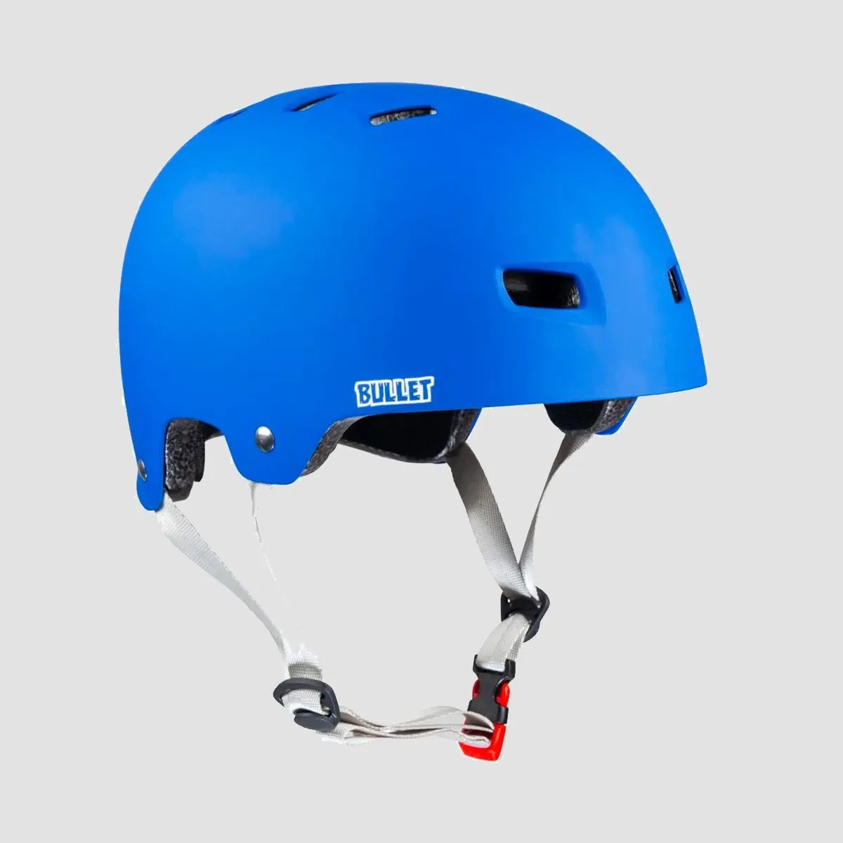 Bullet x Santa Cruz Classic Dot Skate/Bmx Helmet Matt Blue