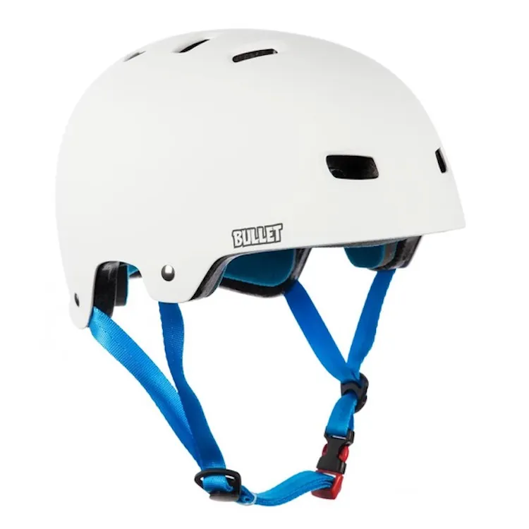 Bullet x Santa Cruz Screaming Hand Matt White Helmet Size S/M
