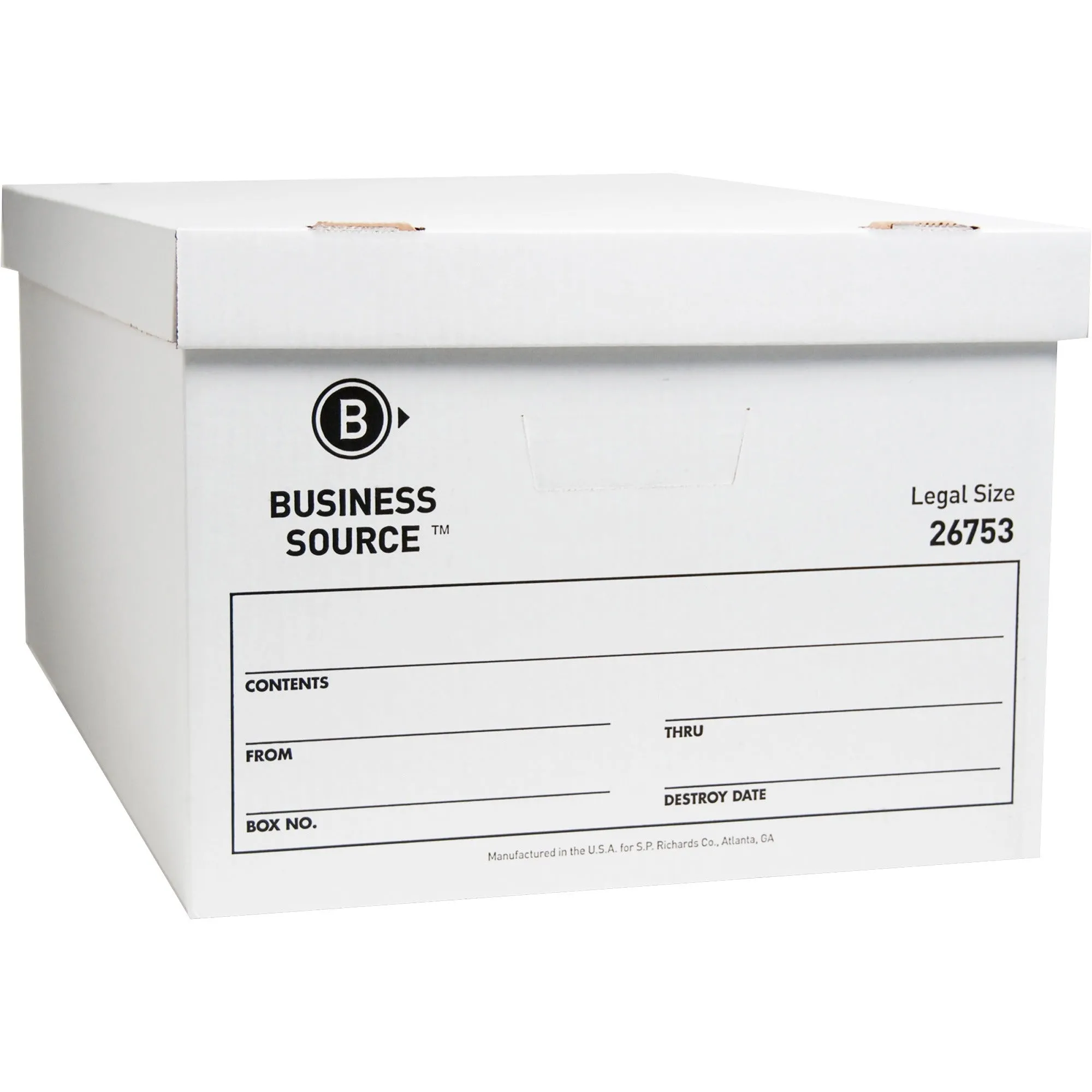 Business Source Lift-off Lid Light Duty Storage Box