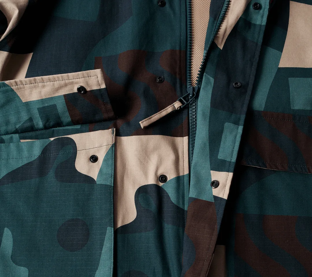 by Parra Distorted Camo Jacket
