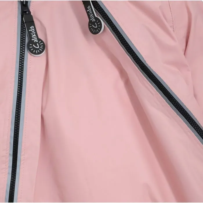 Calikids 2 Zipper Lined Rain Suit - Blush
