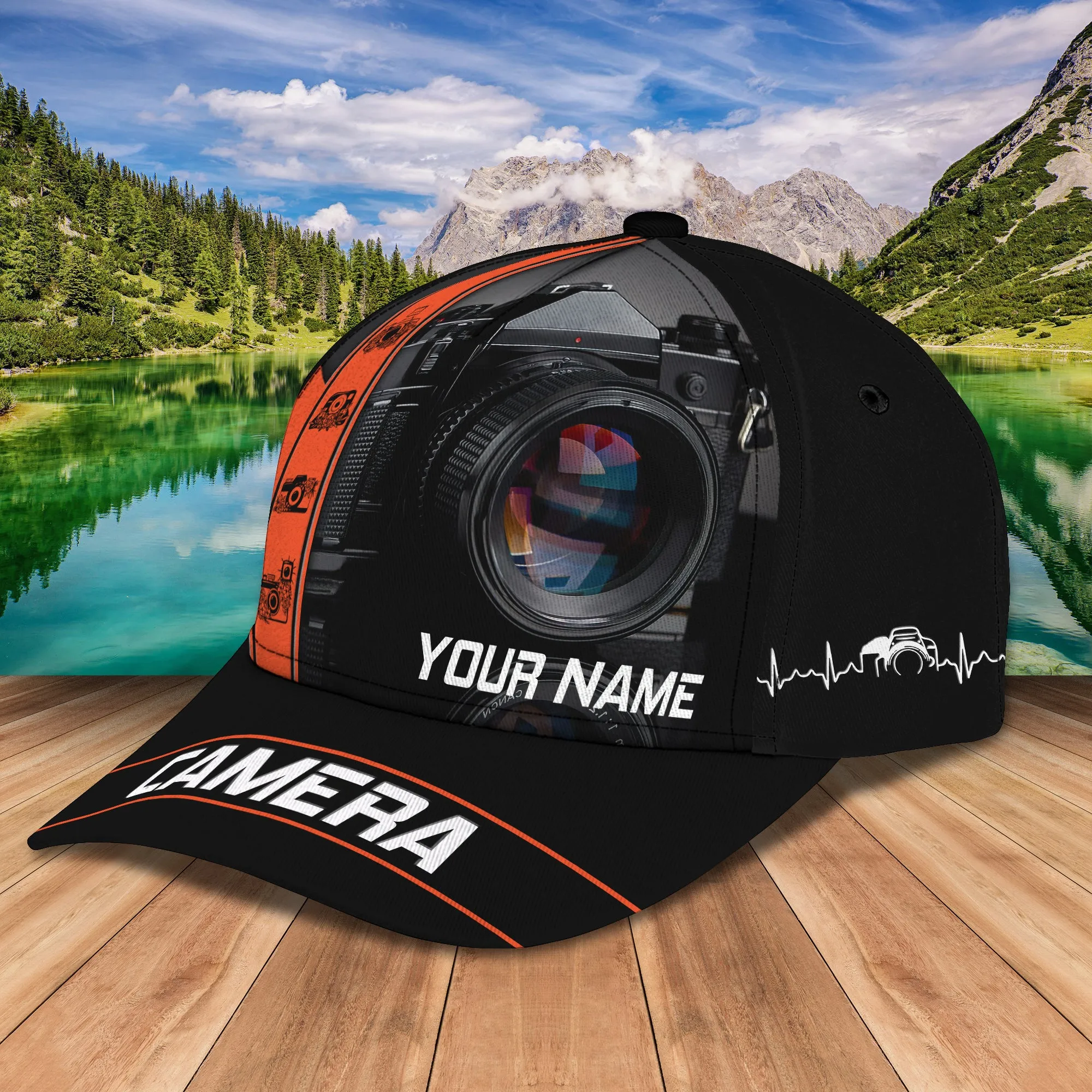 Camera - Personalized Name Cap - 308
