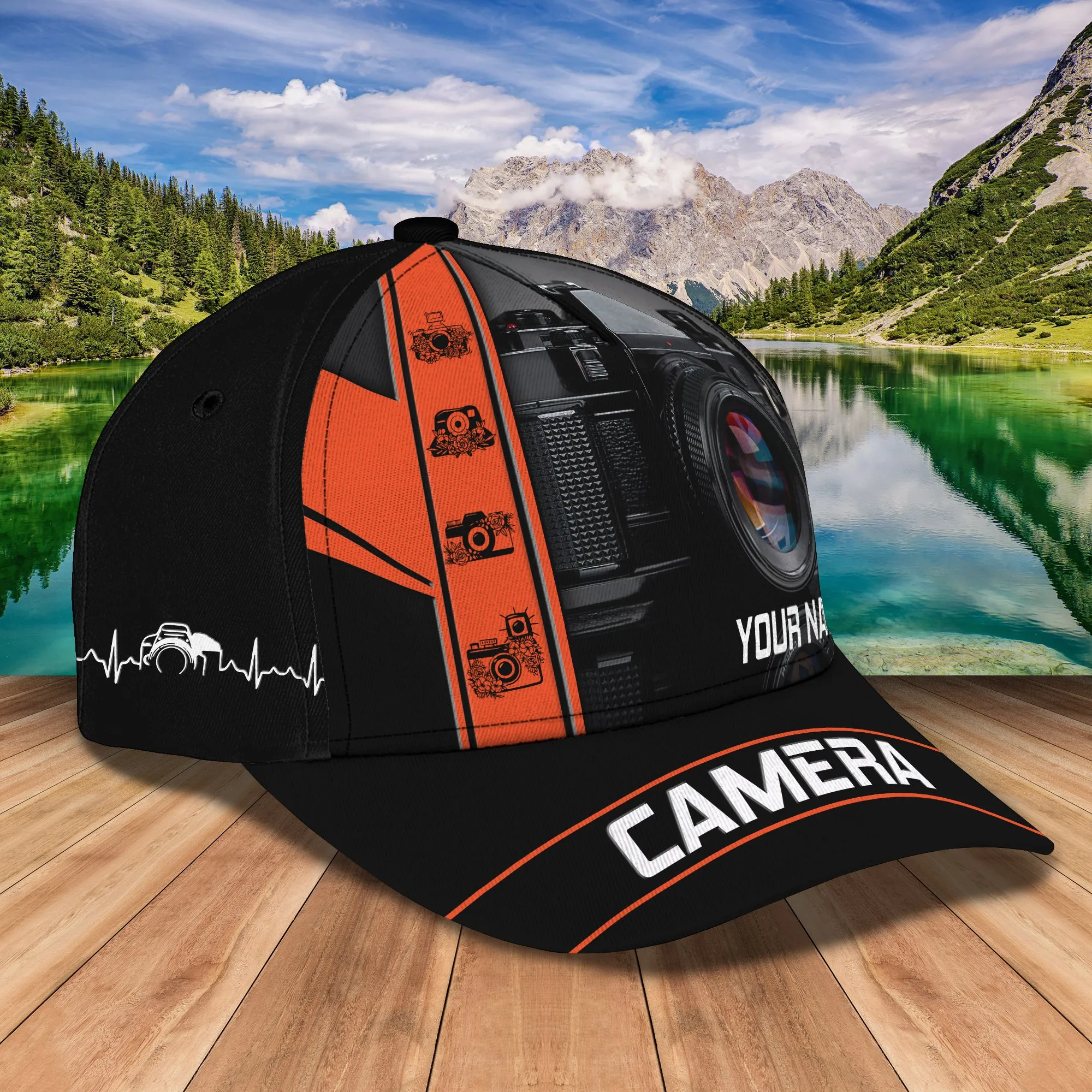 Camera - Personalized Name Cap - 308