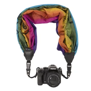 Camera Scarf Strap - Rainbow Fade