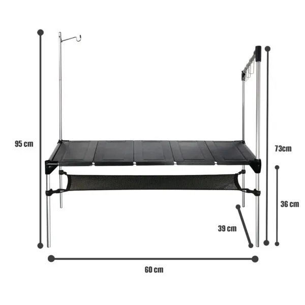 Camouflage - Aluminum Table Set (69×39)