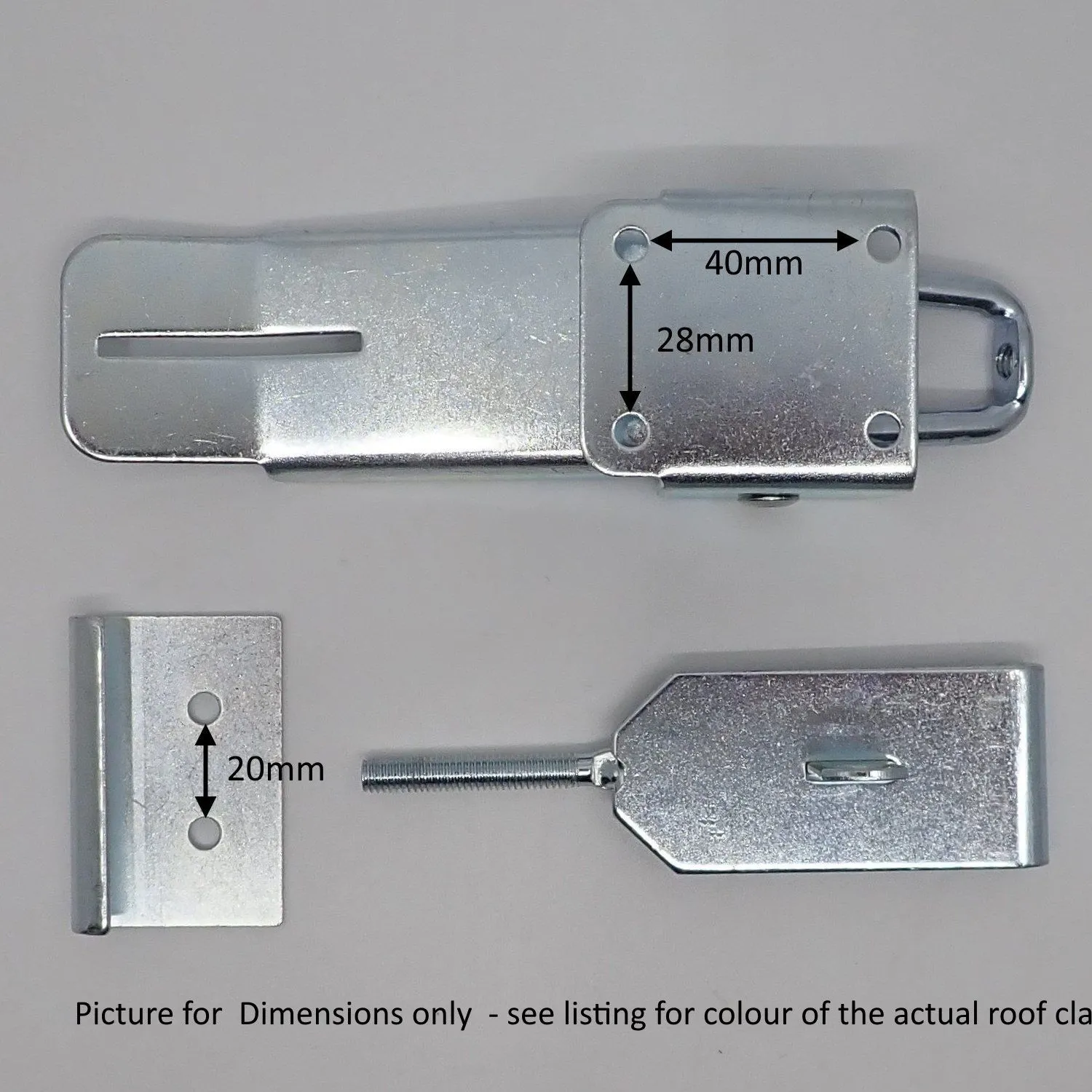 Camper Poptop Roof Clamp Lockable Galvanised