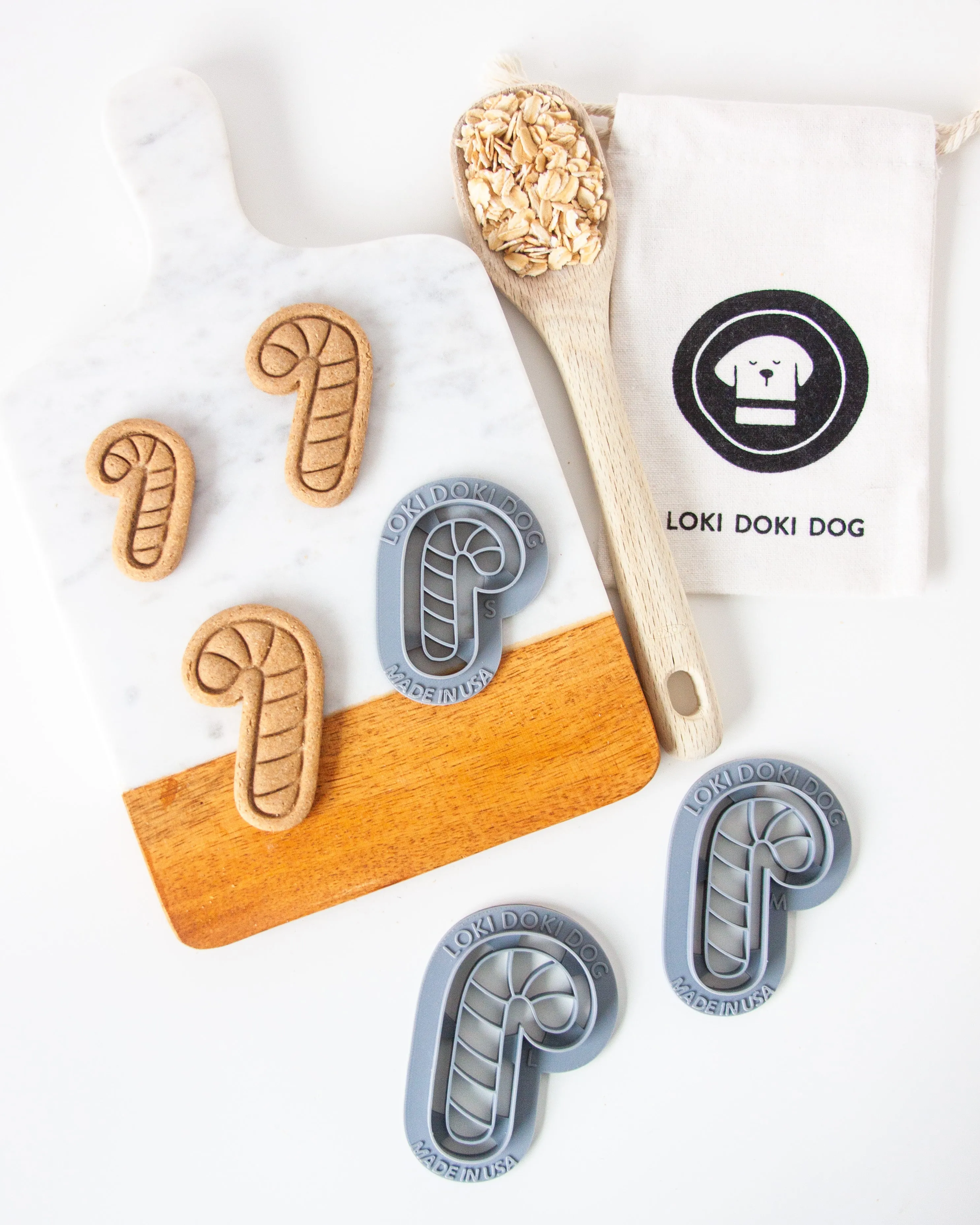 Candy Cane Shape Cookie Cutter