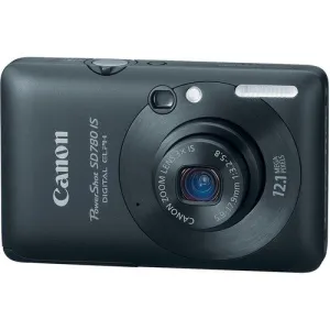 Canon PowerShot SD780 IS Digital Camera Black - Used