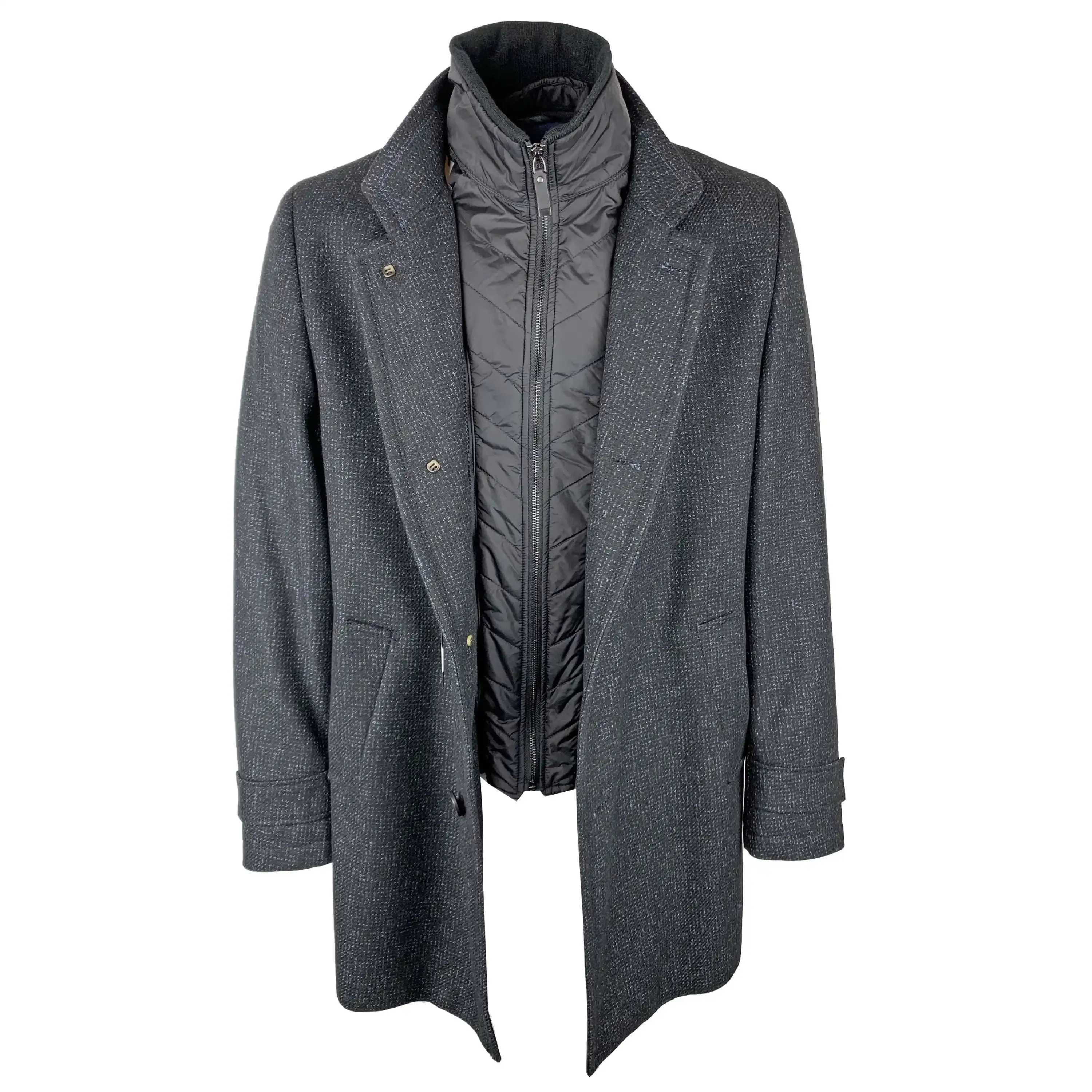 Carl Gross Overcoat Black