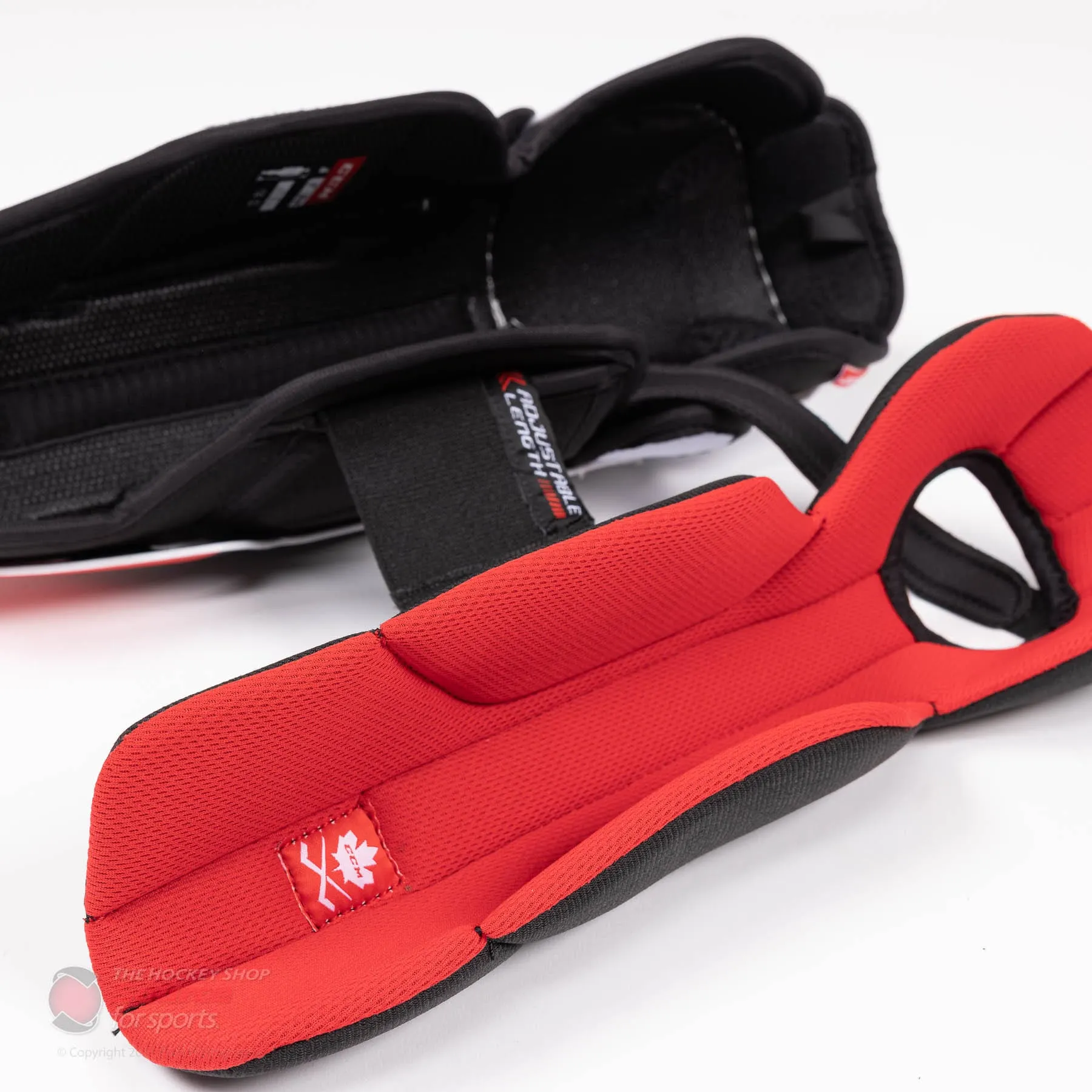 CCM Jetspeed FT485 Junior Hockey Shin Guards