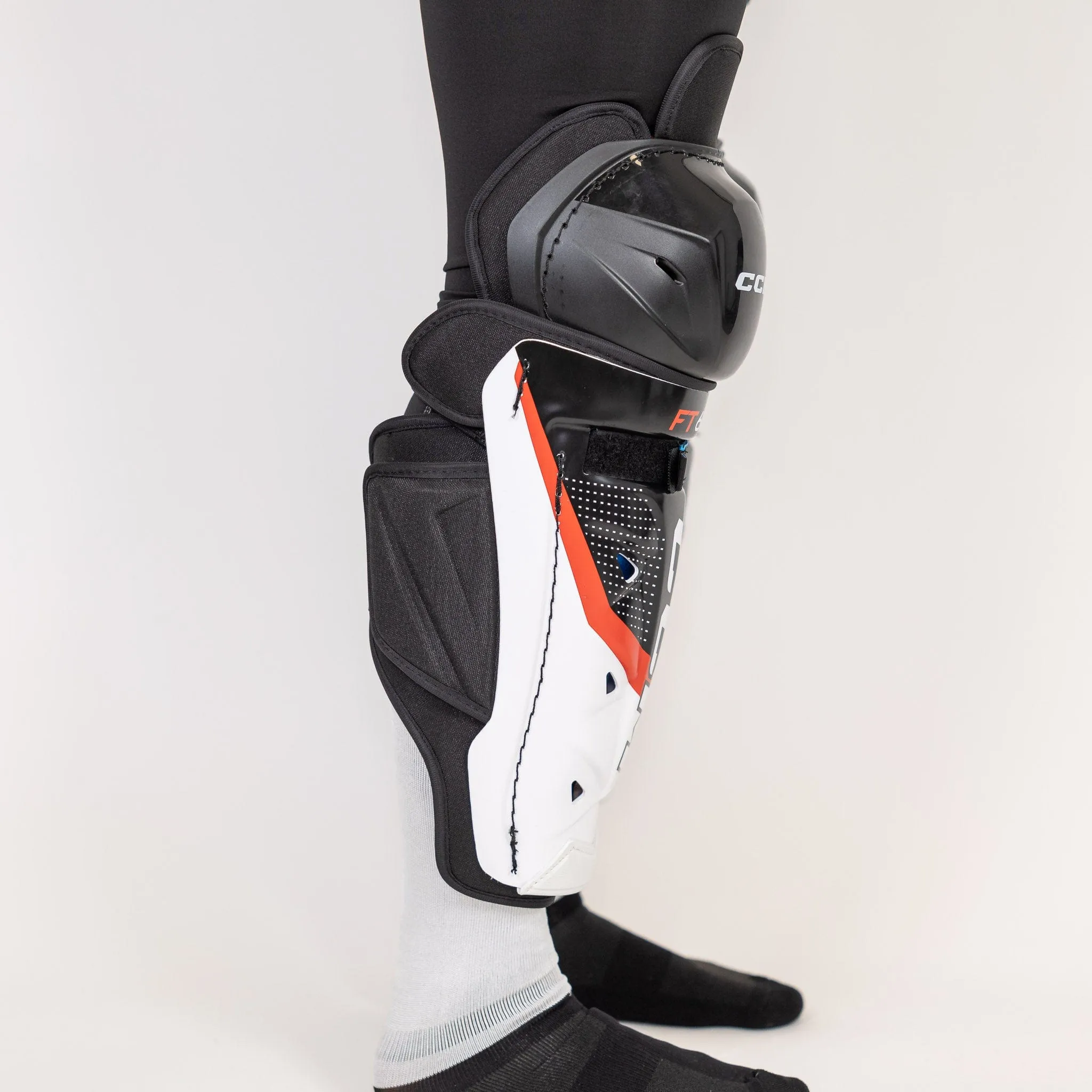 CCM Jetspeed FT680 Senior Hockey Shin Guards