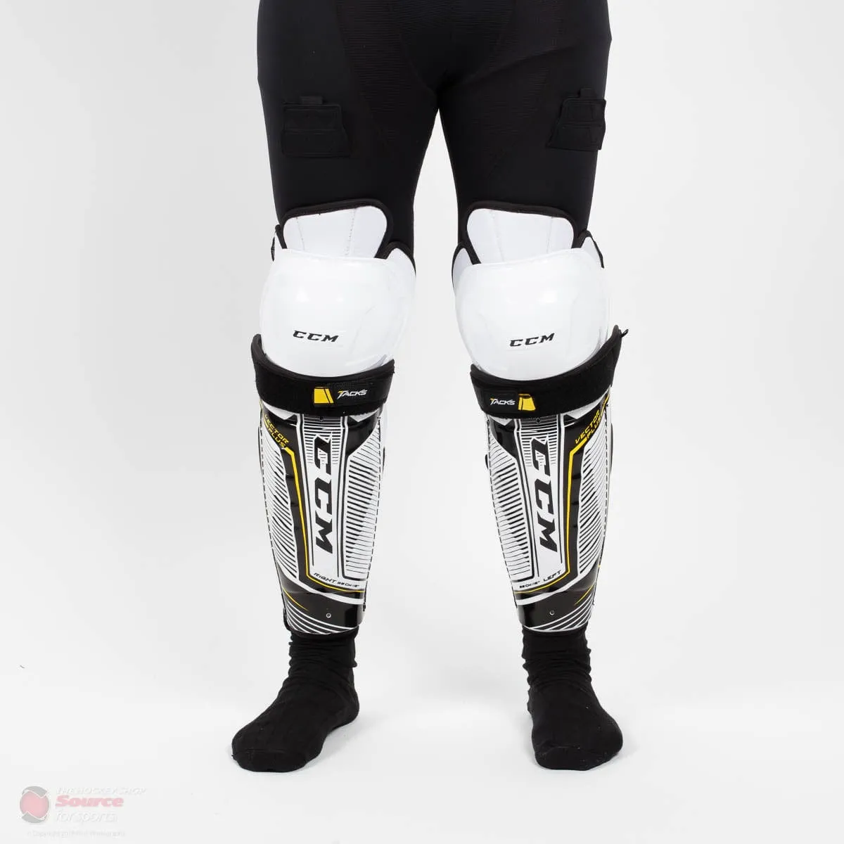 CCM Tacks Vector Plus Junior Hockey Shin Guards (2020)