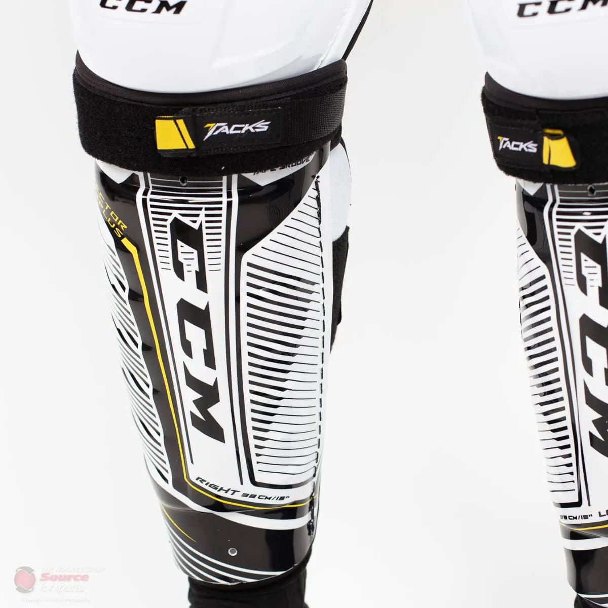 CCM Tacks Vector Plus Junior Hockey Shin Guards (2020)