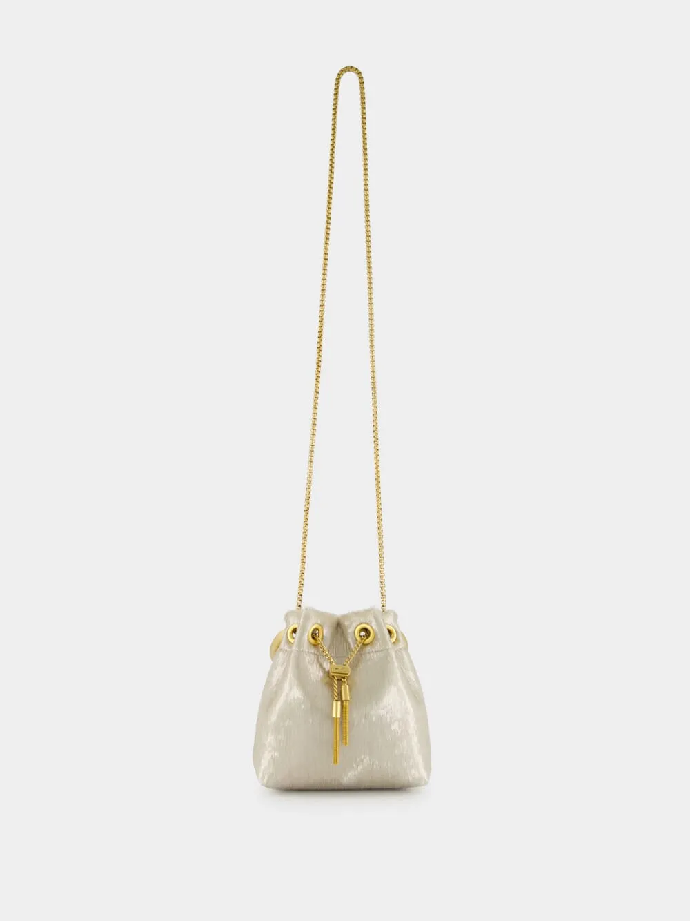 Champagne Bon Bon Gold Bucket Bag