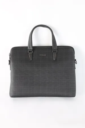 CHARCOAL GREY LAPTOP-BAG