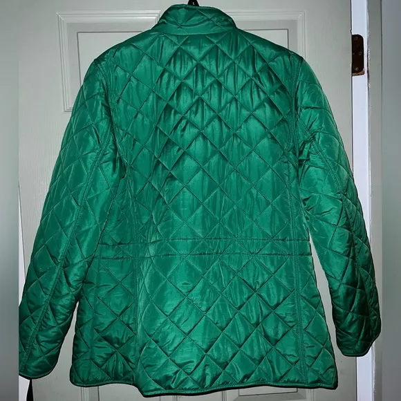 Charter Club Women's Quilted Collared Jacket Size Large