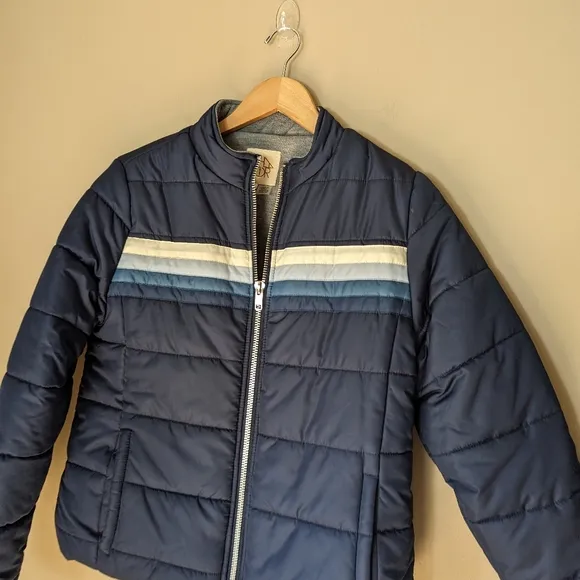 Chaser Navy Quilted Puffer Jacket size medium