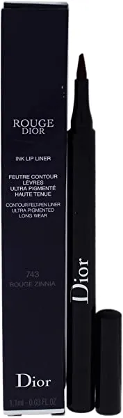 Christian Dior Rouge Dior Ink Lip Liner - 743 Rouge Zinnia Women Lip Liner 0.03 oz