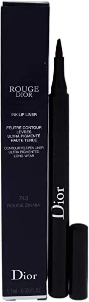 Christian Dior Rouge Dior Ink Lip Liner - 743 Rouge Zinnia Women Lip Liner 0.03 oz