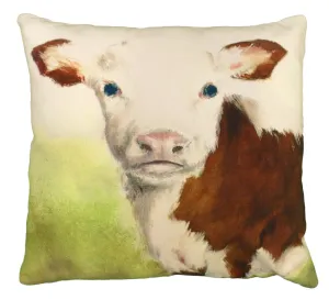 Christine (Cow) 20"x20" Printed Pillow