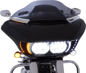 Ciro 11050 Horizon LED Windshield Trim - Chrome LED