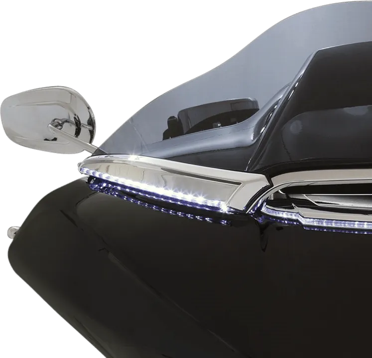 Ciro 11050 Horizon LED Windshield Trim - Chrome LED