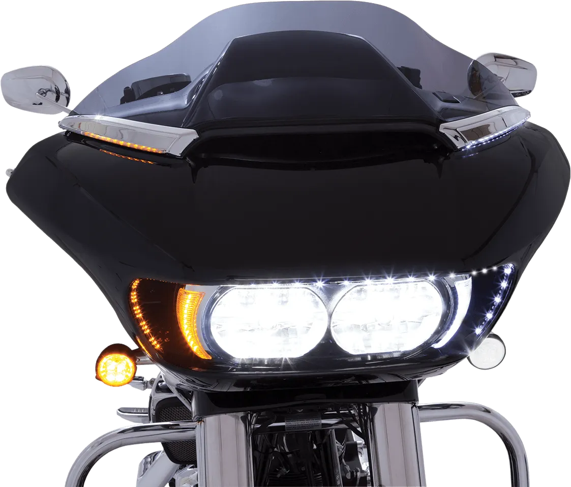 Ciro 11050 Horizon LED Windshield Trim - Chrome LED