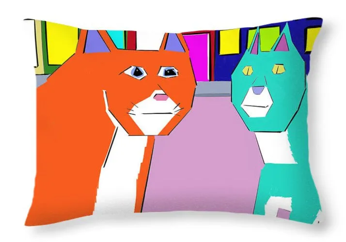 City Cats - Throw Pillow
