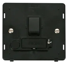 Click Definity SIN251BK 13A Fused Switched Conn. Unit With Flex Outlet (Lockable) Insert - Black