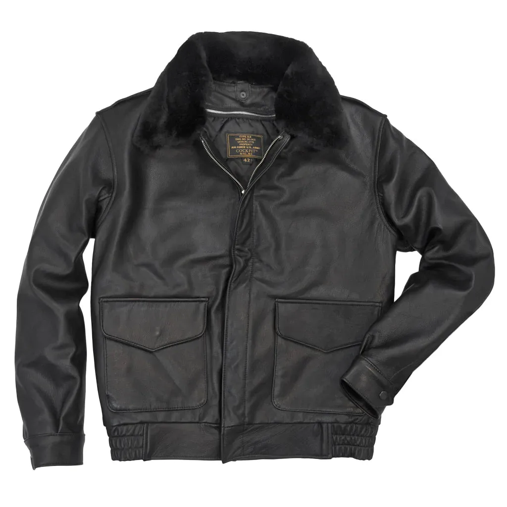 Cockpit USA A-2 Flight Crew Leather Jacket