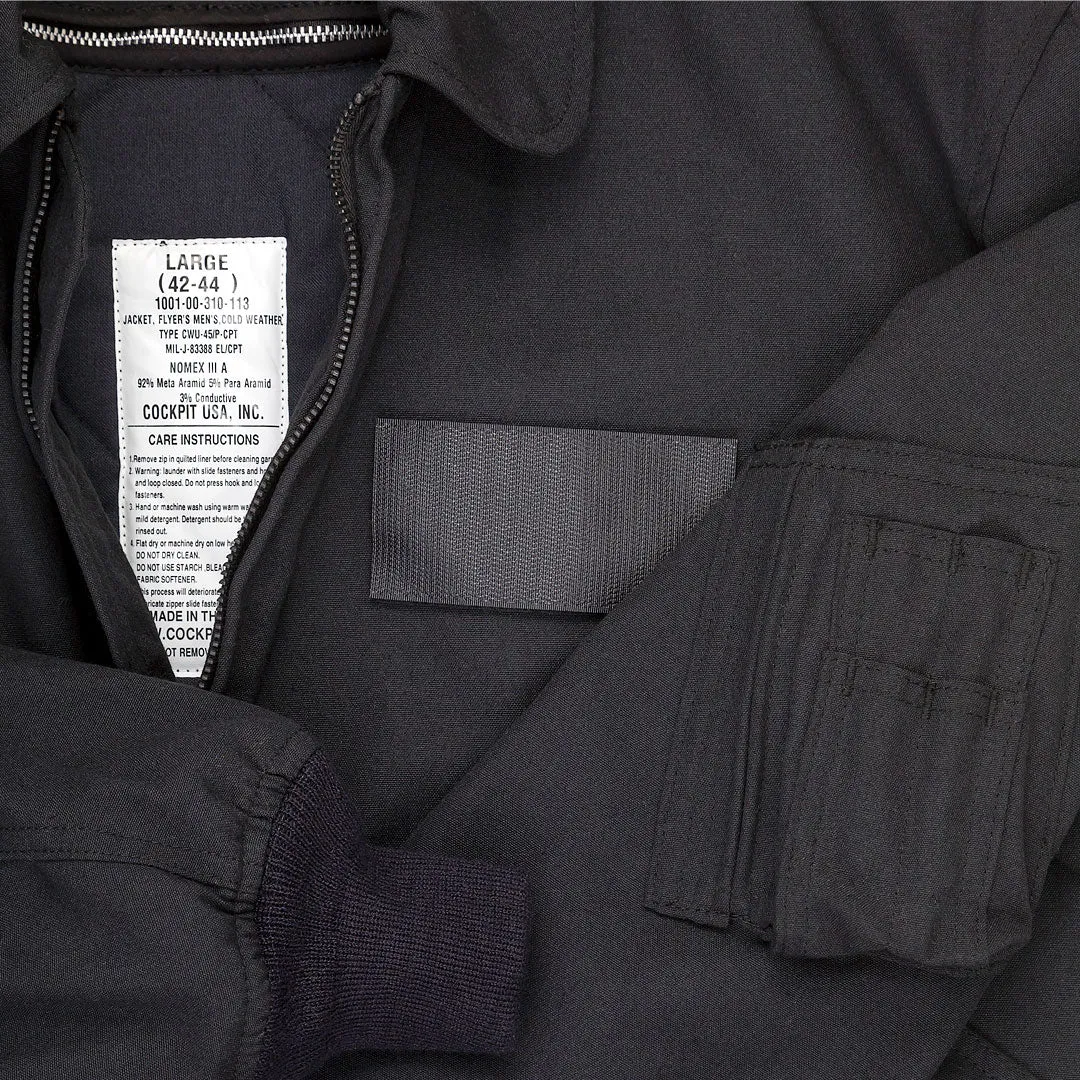 Cockpit USA Nomex CWU 45P Jacket Removable Lining
