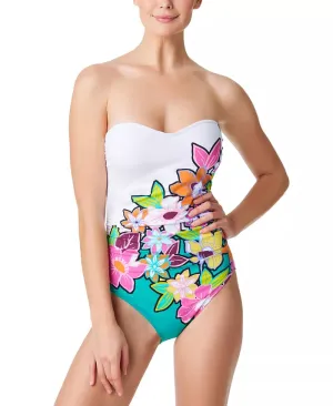 Color Crush Shirred Mio One-Piece Swimsuit