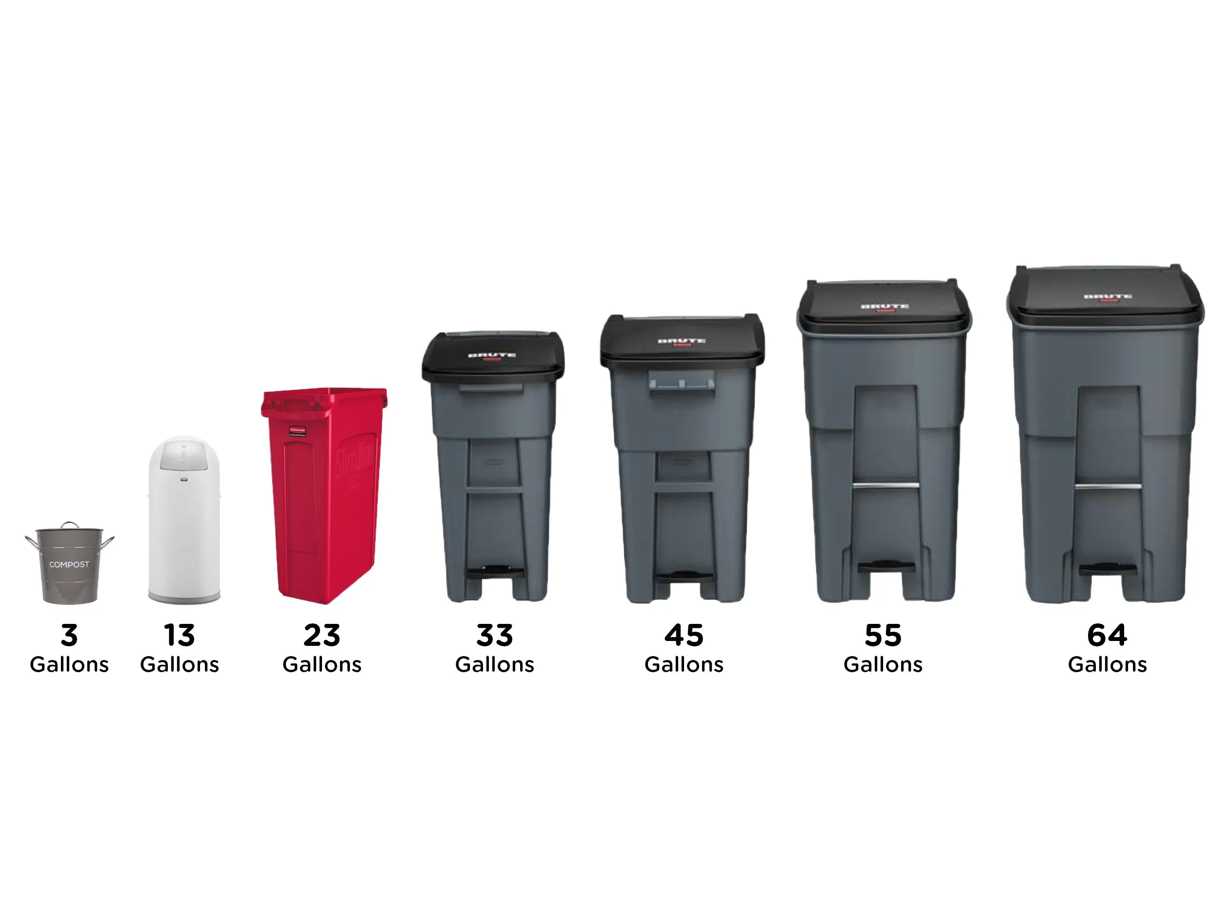 Compostable Trash Bin Liners<br>13 Gallon x2