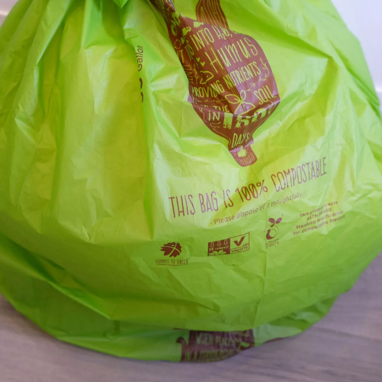 Compostable Trash Bin Liners<br>13 Gallon x2