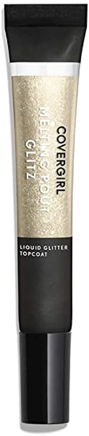 COVERGIRL Melting Pout Glitz Liquid Glitter Topcoat, Golden Girl, 0.02 Pound (packaging may vary)