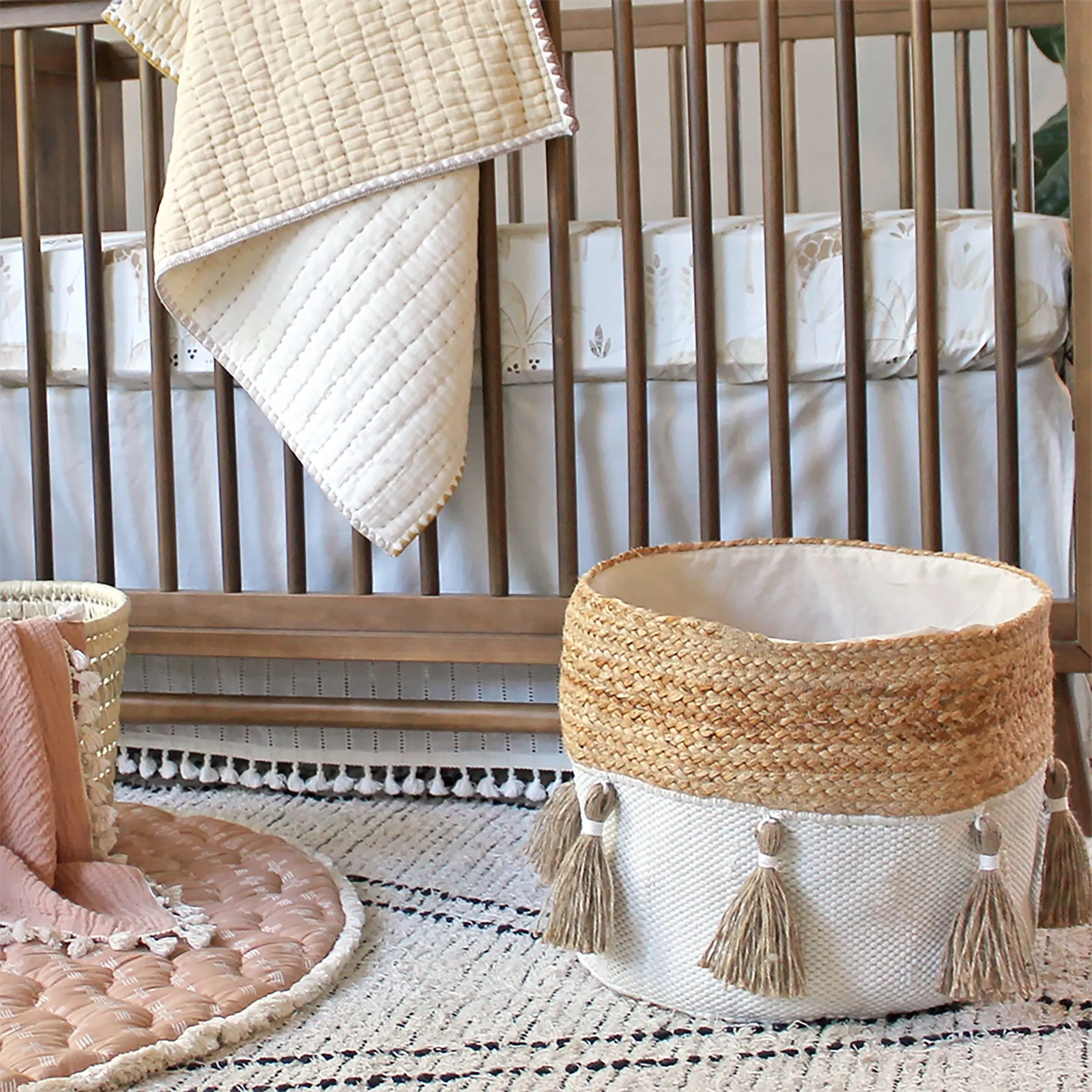 Crane Cotton   Jute Storage Bin Ezra